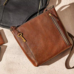 Fossil Tara Leather Crossbody Purse